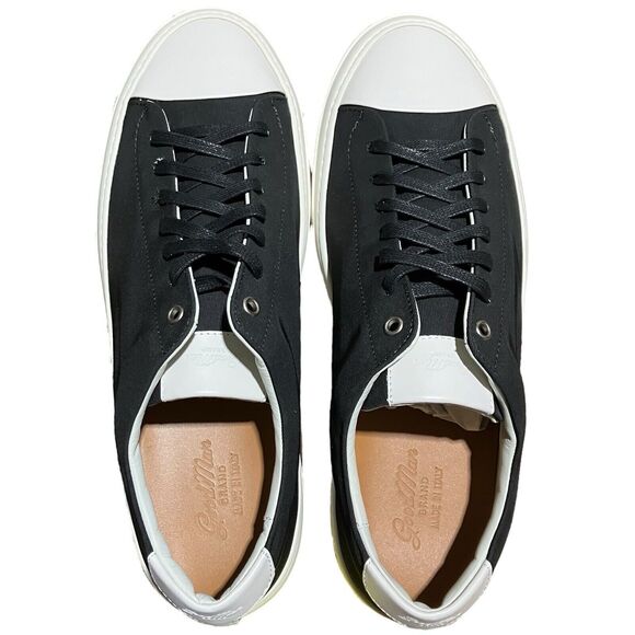 Good Man Brand Legacy Lo Top Black Nylon Canvas Sneakers Lace Up Men's Size 12 - Picture 10 of 12